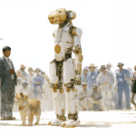 Watercolordrawing asking the question whether AI is winning?